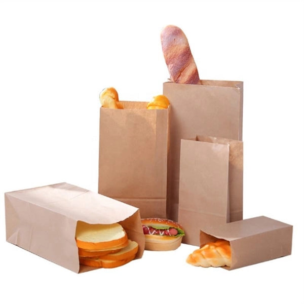 Eco Friendly Greaseproof Takeaway Food Packing Paper Bag