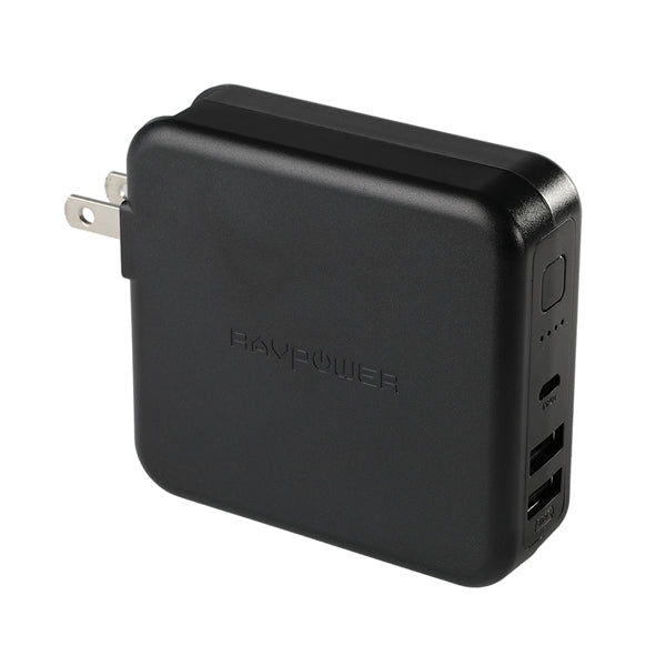 RAVPower 6700mAh Power Bank with Dual USB Wall Charger