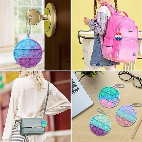 Round Keychain Reliever Toy