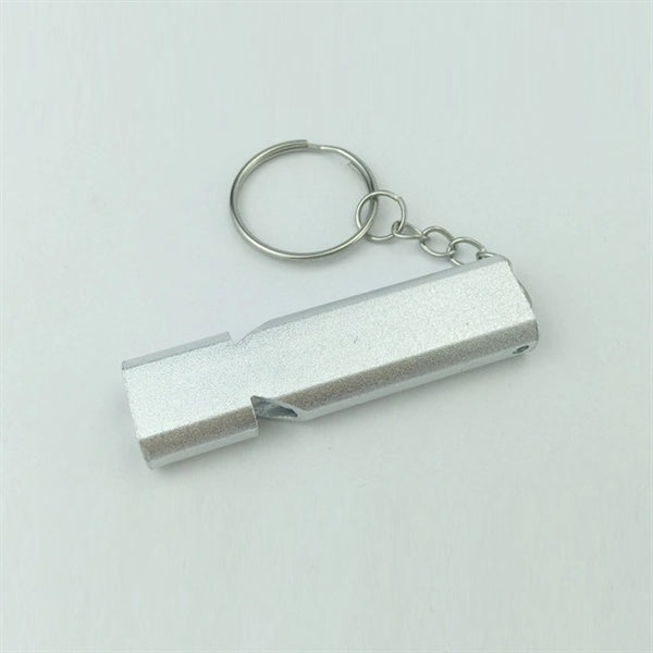 Quick Alert Outdoor Safety Survival Whistle w/Keychain