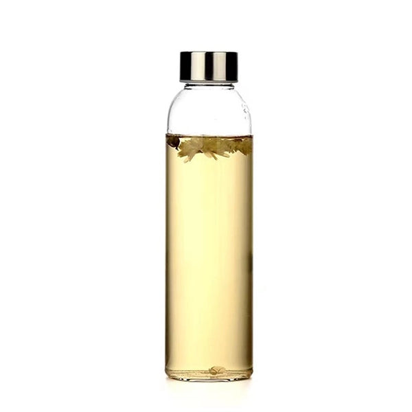 Clear Glass Bottles with Lids