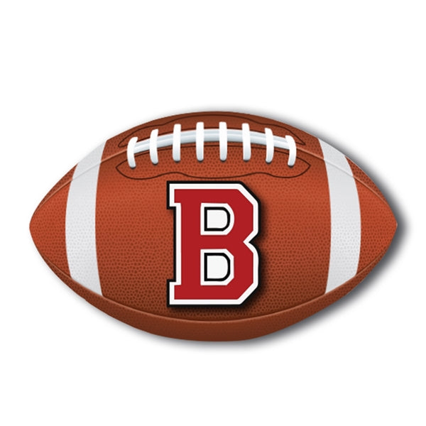 Low Quantity 5" x 8" 30 Mil Football Car and Truck Magnet