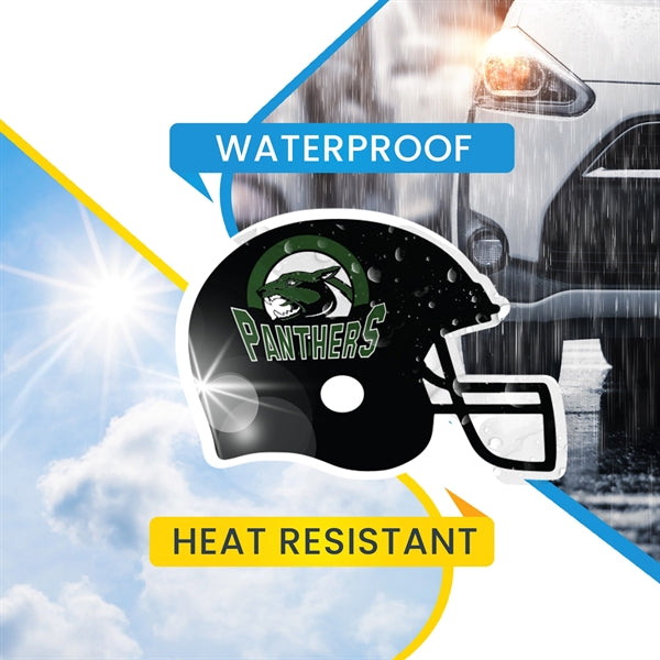 Low Quantity 5" x 7.2" 30 Mil Football Helmet Magnet