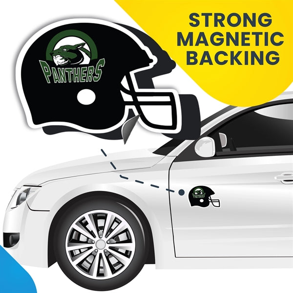 Low Quantity 5" x 7.2" 30 Mil Football Helmet Magnet