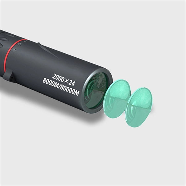 2000x24Monocular Telescope with Smartphone Adapter Tripod