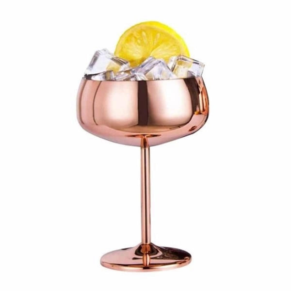 17 Oz Stainless Steel Stemmed Wine Glass