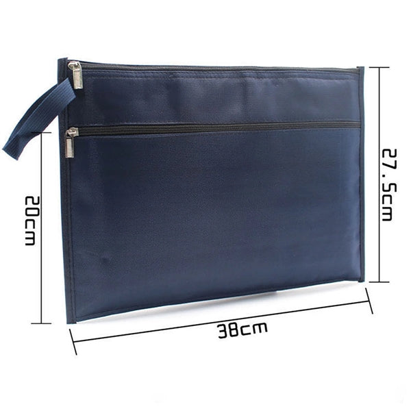 Zipper Document Pouch