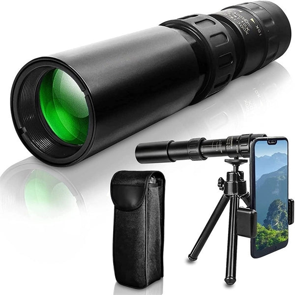 10-300x40 High Powered Zoomable Camping Monocular Telescope