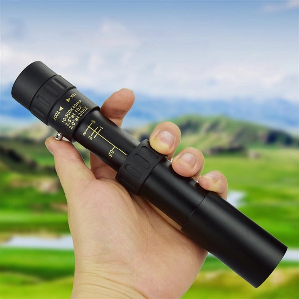 10-300x40 High Powered Zoomable Camping Monocular Telescope