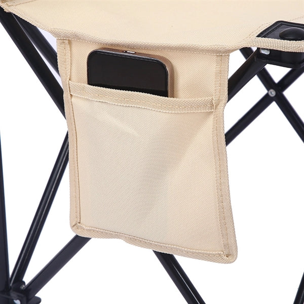 Foldable Camping Side Pocket One-piece Chair