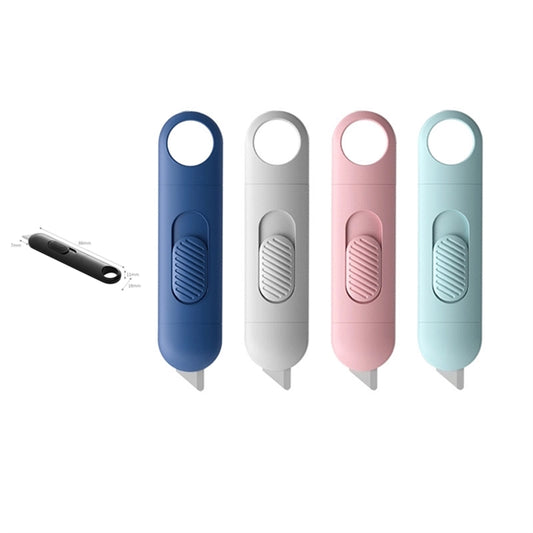 Mini retractable Snap-Off Utility Knife with key ring