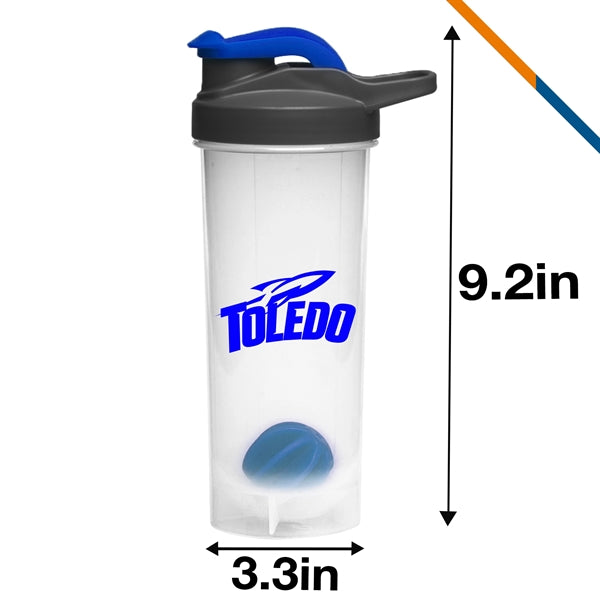 Bianca Plastic Shaker Bottle - 24 OZ.