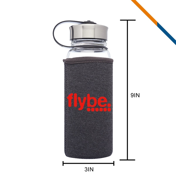 Ramon Glass Water Bottle - 25 OZ.