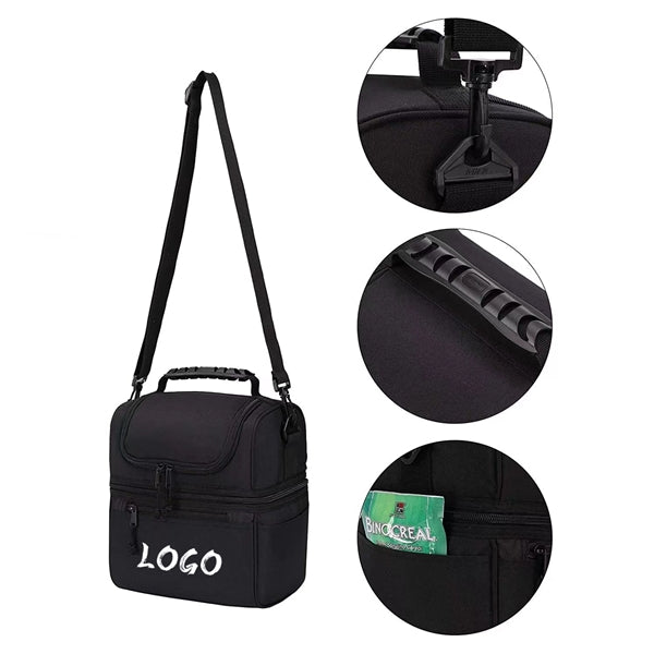 Dual Compartment Insulated Soft Cooler Bag