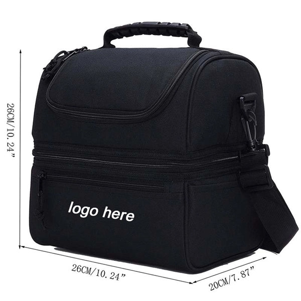 Dual Compartment Insulated Soft Cooler Bag