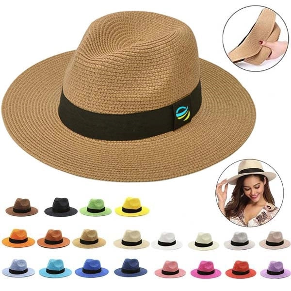 Wide Brim Straw Panama Hat