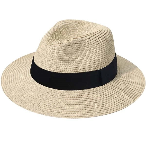 Wide Brim Straw Panama Hat
