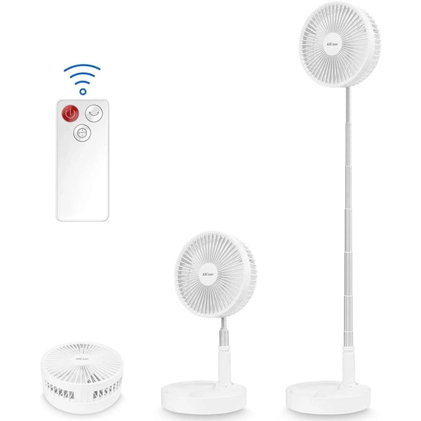 Remote Control Folding Portable Telescopic floor&desk fan