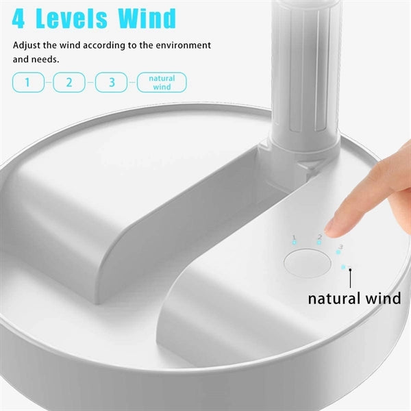 Remote Control Folding Portable Telescopic floor&desk fan