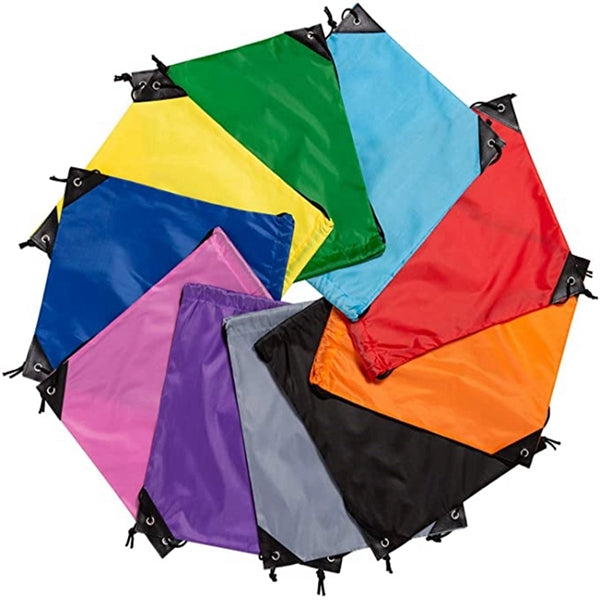 Nylon Sport Drawstring Tote Bag Backpack