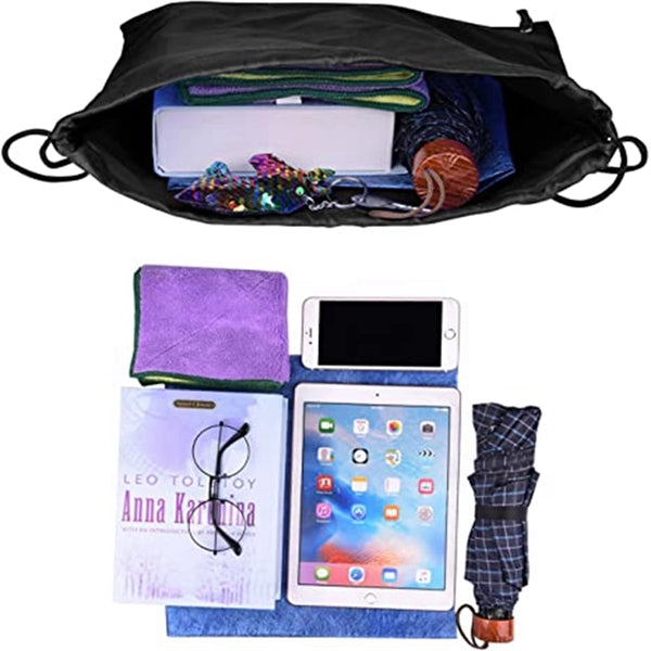 Nylon Sport Drawstring Tote Bag Backpack