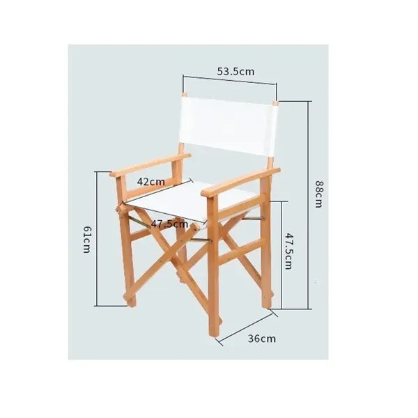 Straight Foot Director Chair