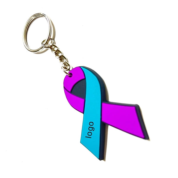 3.5''x1.5'' 2D Soft PVC Keychain