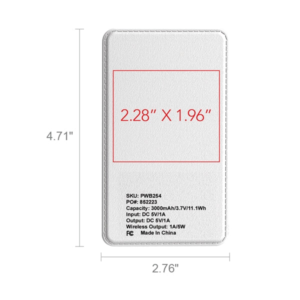 Phase Wireless Power Bank 3000