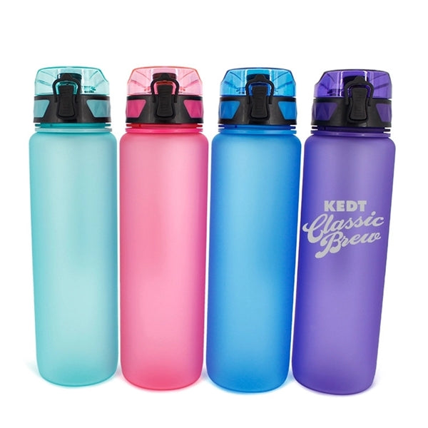 Tritan Sports Transparent Water Bottle With Wrist Strap