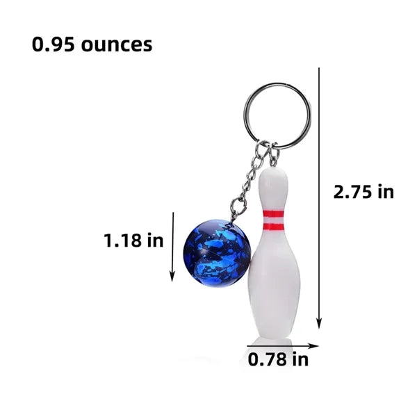 Mini Bowling Keychain