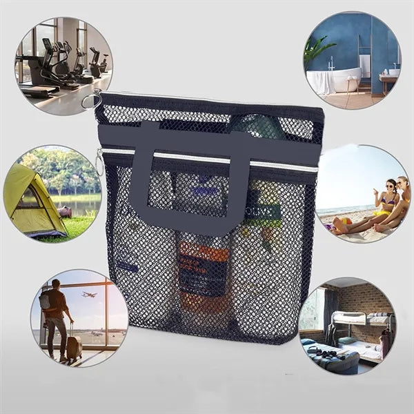 Transparent Mesh Travel Wash Bags