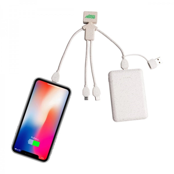 Eco Friendly Biodegradable Wheat Straw Charging Cable