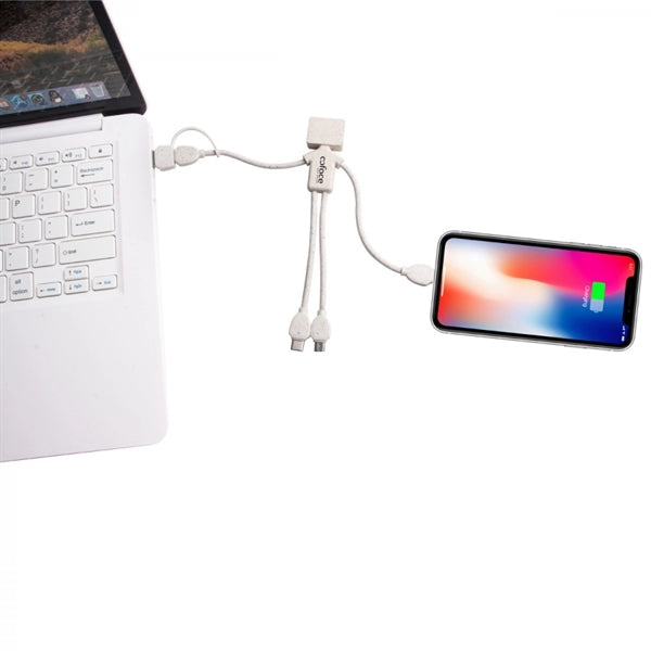 Eco Friendly Biodegradable Wheat Straw Charging Cable