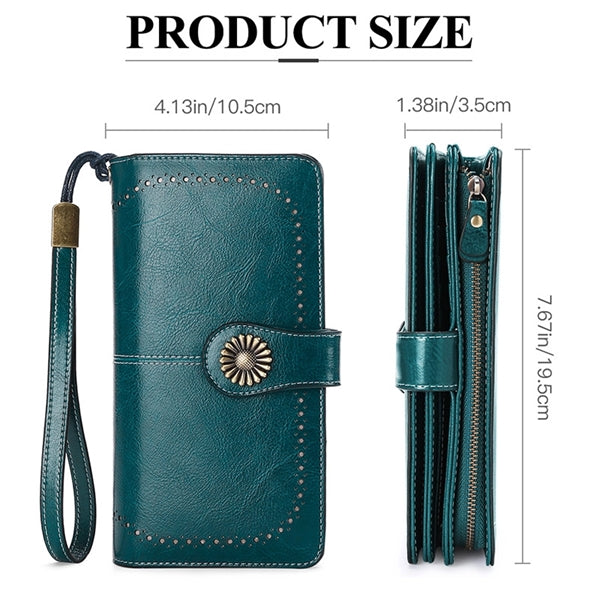 Long Leather Lady's Purse