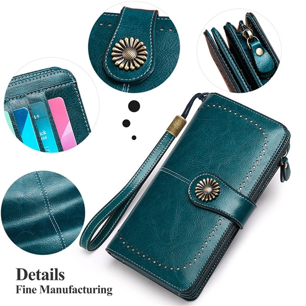 Long Leather Lady's Purse