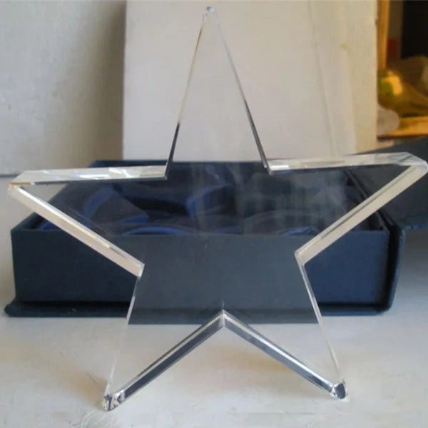 Optical Crystal Star Paperweights