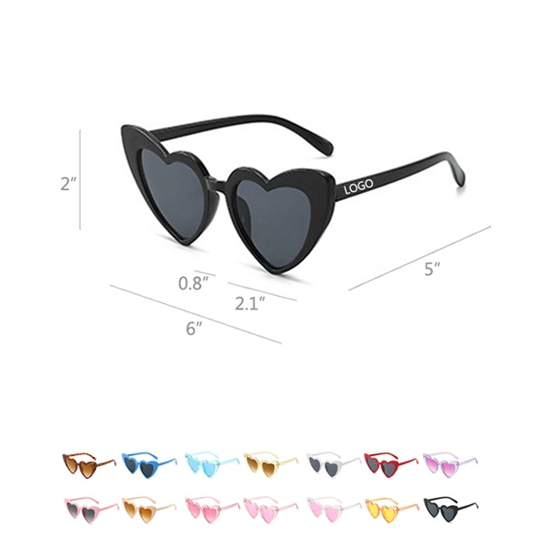Love shaped sunglasses