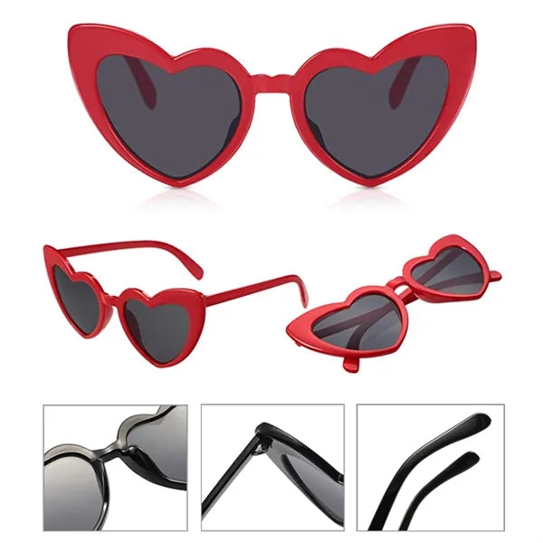 Love shaped sunglasses