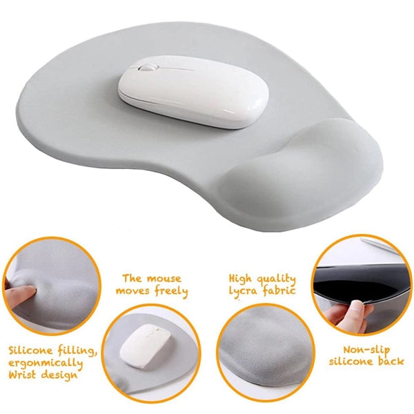 Office Mousepad with Gel Wrist Support