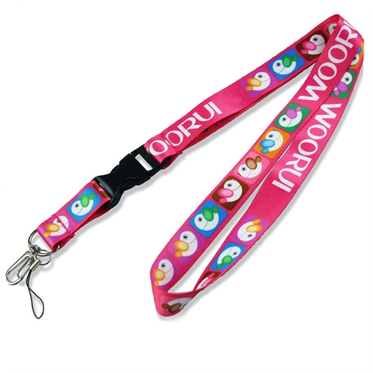 Polyester Lanyard with Breakaway Clasp and Badge Holder