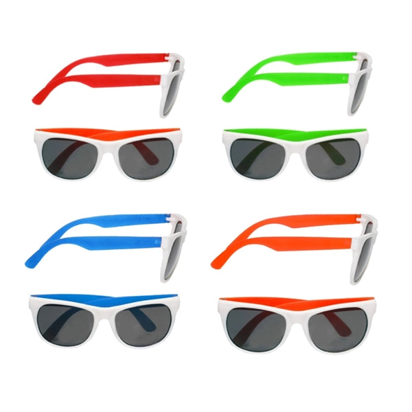 Two-Tone Sunglasses Plastic UV Protection