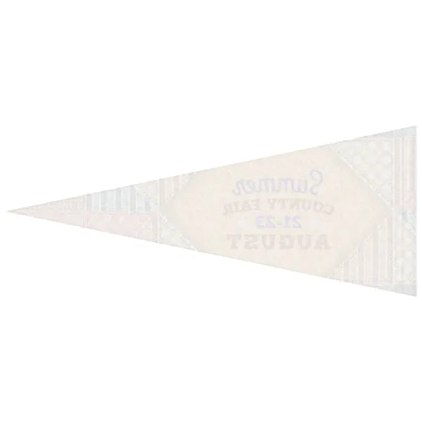 5" x 12" Custom Printed Soft Felt Pennant