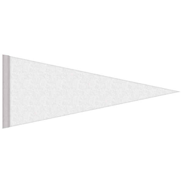 5" x 12" Custom Printed Soft Felt Pennant