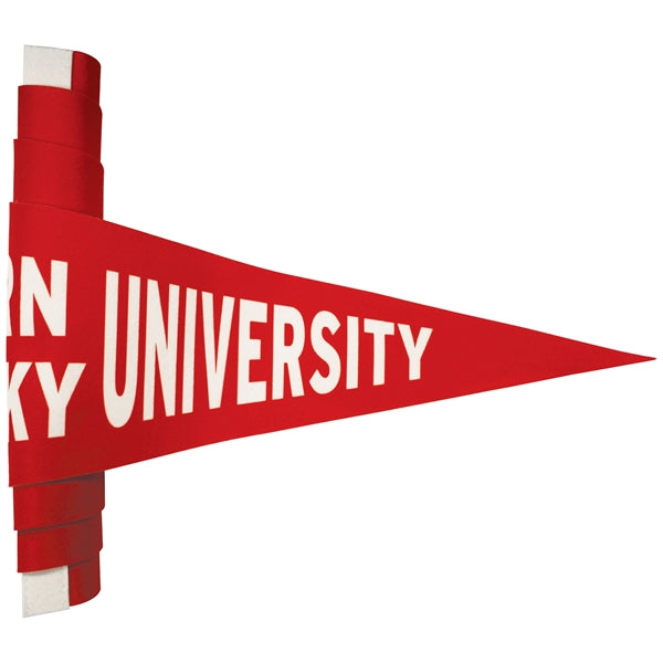 12" x 30" Custom Printed Soft Felt Pennant
