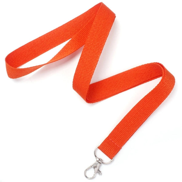 Polyester Lanyard with Swivel Metal Oval Clasp