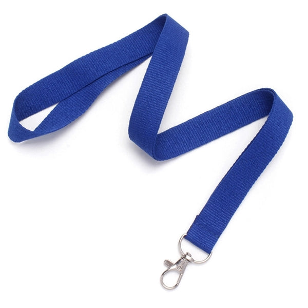 Polyester Lanyard with Swivel Metal Oval Clasp