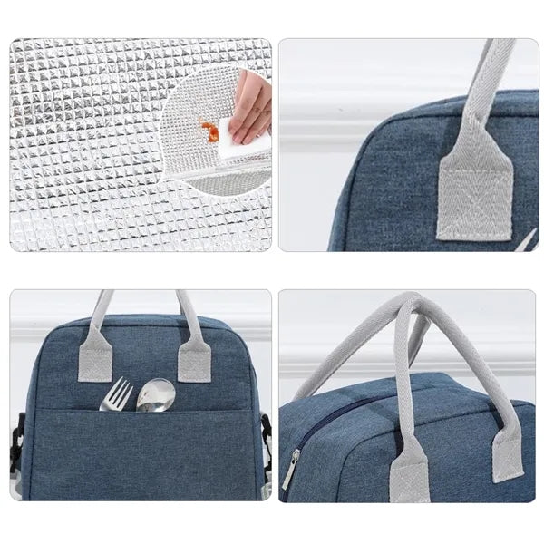 Large Aluminum Foil Thickened Insulation Cooler lunch Bag