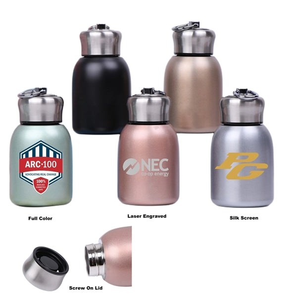 10 oz Portable Travel Thermos Small Kids Water Bottle