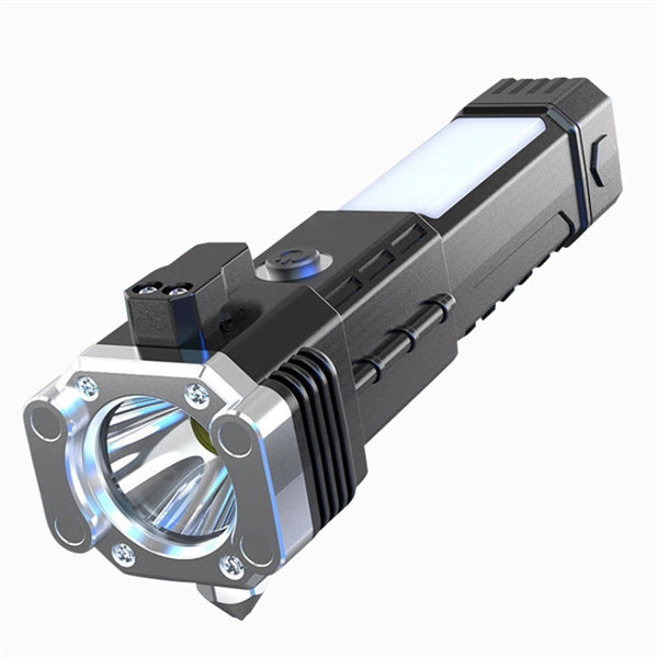 Durable Usb Rechargeable Safety Hammer Flashlight