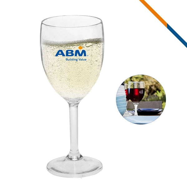 Ania Plastic White Wine Glasses - 10 OZ.